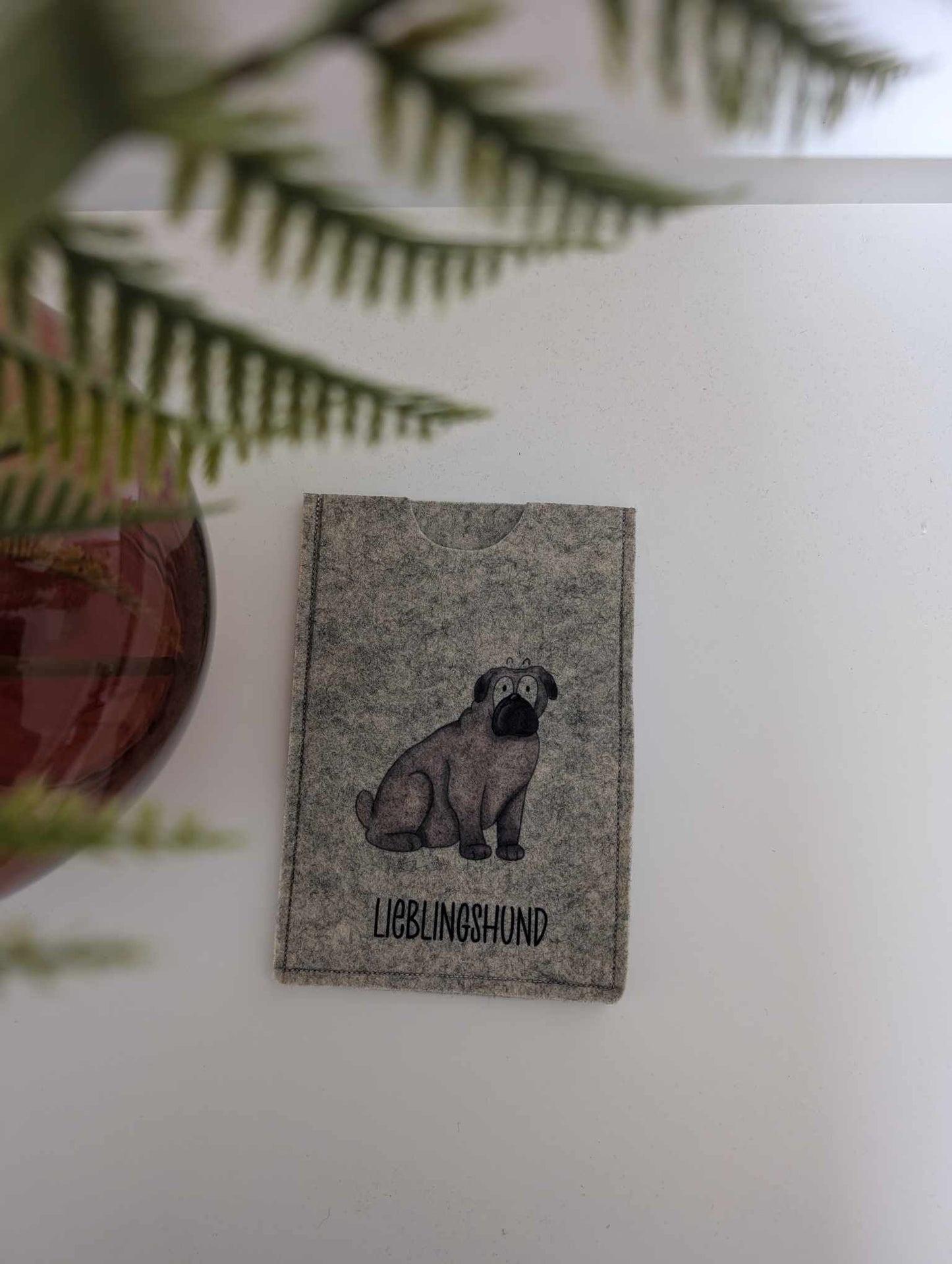 Impfpasshülle - "Lieblingshund" Mops